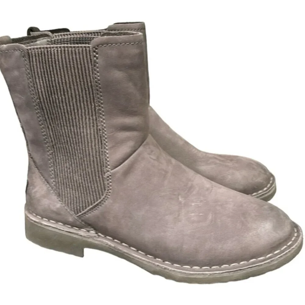 ✨ UGG Larra Charcoal Nubuck Leather Boots - Women's 7.5 ✨